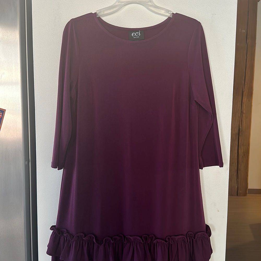Eci New York Purple Mini Dress